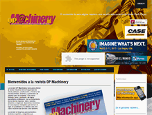 Tablet Screenshot of opmachinery.com
